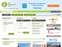 Tablet Screenshot of inforesidencias.com